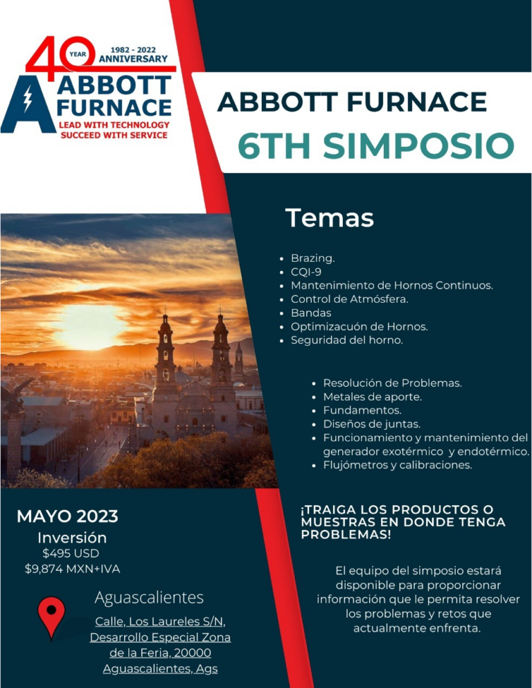 Simposio sobre soldadura fuerte en horno continuo